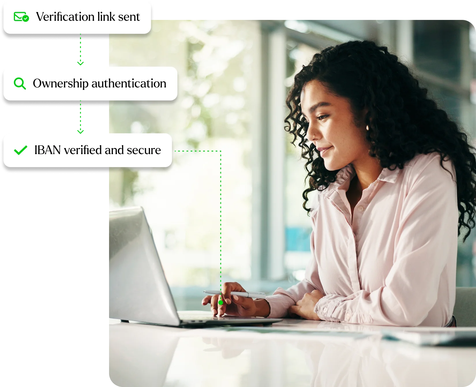 Person working on laptop